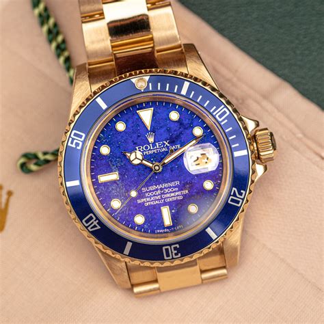 rolex lapis lazuli dial.